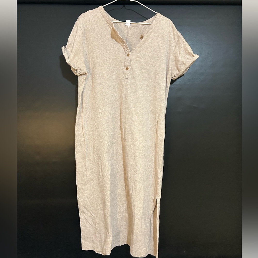 Tan Old Navy Large dress or nightgown